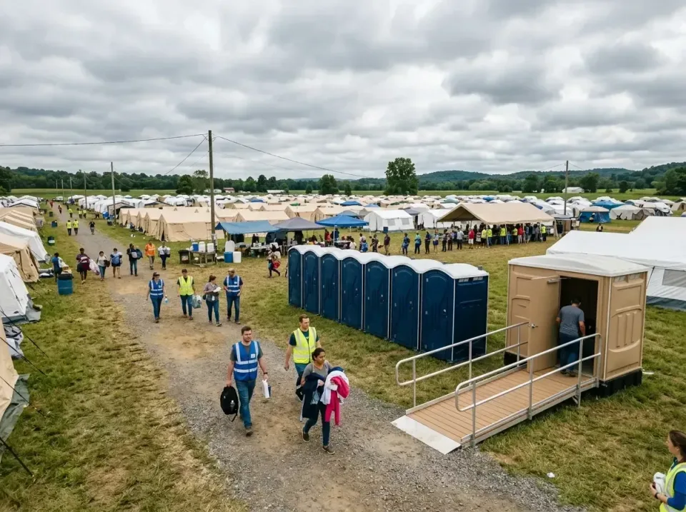 disaster-relief-camp-restrooms-010 — frequently asked questions, Dumpster & Portable Bathrooms Rental in Overlea, MD